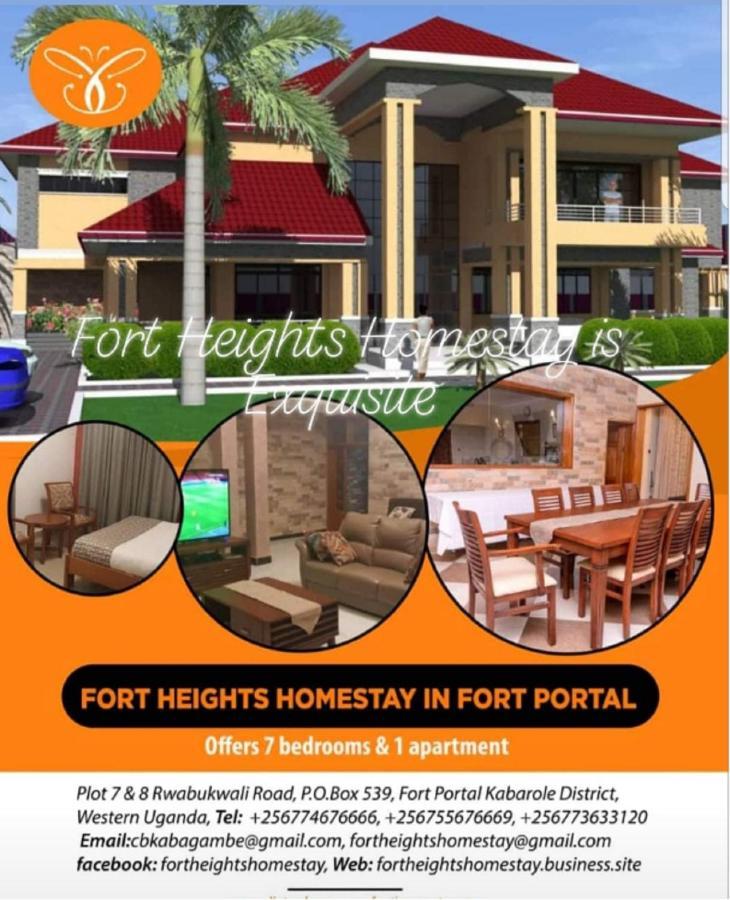 Fort Portal Fort Heights Homestay מראה חיצוני תמונה